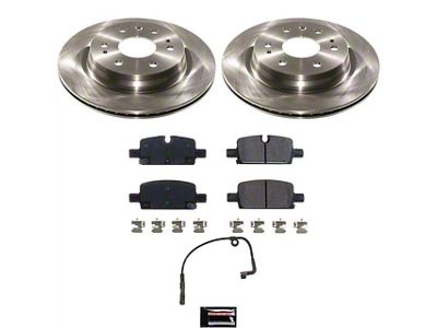 PowerStop OE Replacement 6-Lug Brake Rotor and Pad Kit; Rear (23-25 Canyon)