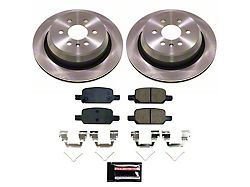 PowerStop OE Replacement 6-Lug Brake Rotor and Pad Kit; Rear (21-22 Canyon)