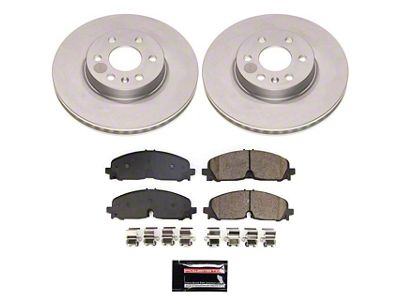 PowerStop Z17 Evolution Plus 6-Lug Brake Rotor and Pad Kit; Front (21-22 Canyon)