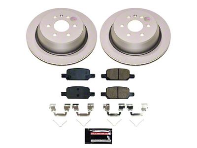 PowerStop Z17 Evolution Plus 6-Lug Brake Rotor and Pad Kit; Rear (21-22 Canyon)