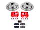 PowerStop Z23 Evolution 6-Lug Brake Rotor, Pad and Caliper Kit; Rear (15-20 Canyon)