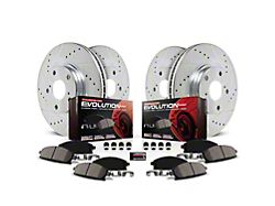 PowerStop Z23 Evolution Sport 6-Lug Brake Rotor and Pad Kit; Front and Rear (21-22 Canyon)