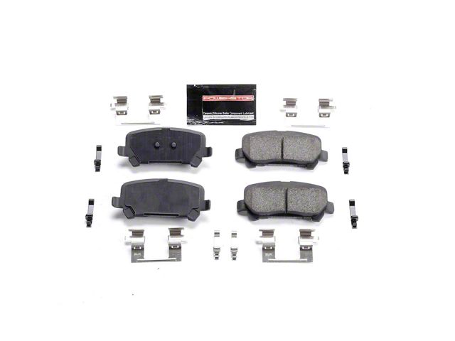 PowerStop Z23 Evolution Sport Carbon-Fiber Ceramic Brake Pads; Rear Pair (15-20 Canyon)