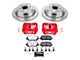 PowerStop Z36 Extreme Truck and Tow 6-Lug Brake Rotor, Pad and Caliper Kit; Rear (15-20 Canyon)