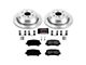 PowerStop Z36 Extreme Truck and Tow 6-Lug Brake Rotor and Pad Kit; Rear (15-20 Canyon)