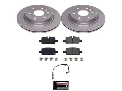 PowerStop Z17 Evolution Plus 6-Lug Brake Rotor and Pad Kit; Rear (23-25 Colorado)