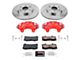 PowerStop Z23 Evolution 6-Lug Brake Rotor, Pad and Caliper Kit; Front (15-20 Colorado)