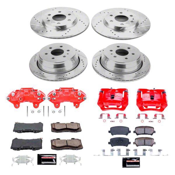 PowerStop Colorado Z23 Evolution 6-Lug Brake Rotor, Pad and Caliper Kit ...