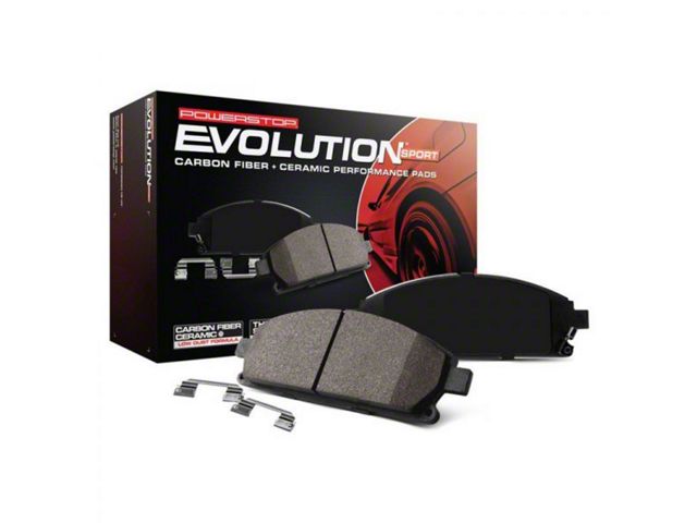 PowerStop Z23 Evolution Sport Carbon-Fiber Ceramic Brake Pads; Front Pair (21-22 Colorado)