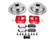 PowerStop Z36 Extreme Truck and Tow 6-Lug Brake Rotor, Pad and Caliper Kit; Rear (15-20 Colorado)
