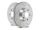 PowerStop Evolution Cross-Drilled and Slotted 5-Lug Rotors; Front Pair (05-11 Dakota)