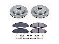 PowerStop OE Replacement 6-Lug Brake Rotor and Pad Kit; Front (03-04 Dakota)