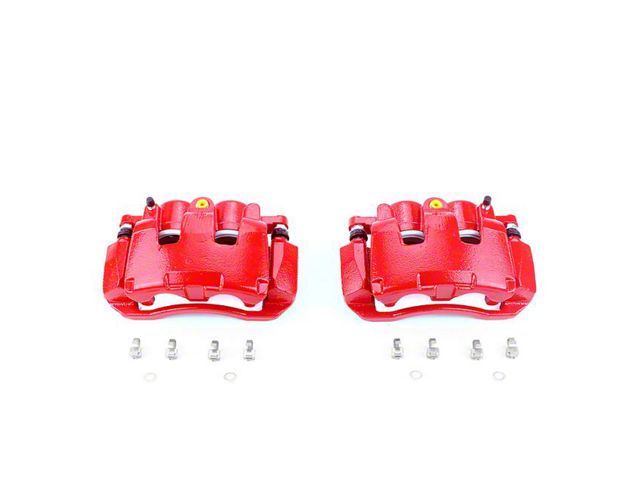 PowerStop Performance Front Brake Calipers; Red (09-11 Dakota)