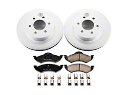 PowerStop Z17 Evolution Plus 6-Lug Brake Rotor and Pad Kit; Front (00-02 Dakota)