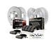 PowerStop Z23 Evolution Sport 5-Lug Brake Rotor, Drum and Pad Kit; Front and Rear (05-11 Dakota)