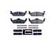 PowerStop Z23 Evolution Sport Carbon-Fiber Ceramic Brake Pads; Rear Pair (03-04 Dakota w/ Rear Disc Brakes)