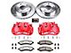 PowerStop Z36 Extreme Truck and Tow 5-Lug Brake Rotor, Pad and Caliper Kit; Front (09-11 Dakota)