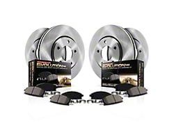 PowerStop OE Replacement 6-Lug Brake Rotor and Pad Kit; Front and Rear (21-24 F-150 w/ 350mm Rear Rotors)