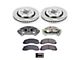 PowerStop OE Replacement 6-Lug Brake Rotor, Pad and Caliper Kit; Front (10-11 2WD/4WD F-150)