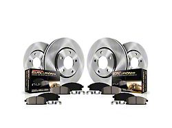 PowerStop OE Replacement 6-Lug Brake Rotor and Pad Kit; Front and Rear (21-25 F-150 w/ 336mm Rear Rotors)