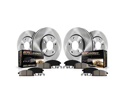 PowerStop OE Replacement 6-Lug Brake Rotor and Pad Kit; Front and Rear (21-25 F-150 w/ 336mm Rear Rotors)