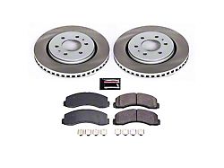 PowerStop Semi-Coated 6-Lug Brake Rotor and Pad Kit; Front (10-20 F-150)