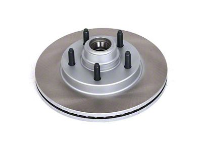 PowerStop Semi-Coated Vented 5-Lug Rotor; Front (Late 00-03 2WD F-150, Excluding Lightning)