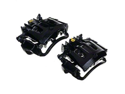 PowerStop Performance Rear Brake Calipers; Black (99-Early 00 F-250 Super Duty)