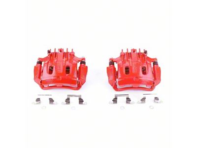 PowerStop Performance Rear Brake Calipers; Red (Late 00-04 F-250 Super Duty)