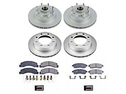 PowerStop Z17 Evolution Plus 8-Lug Brake Rotor and Pad Kit; Front and Rear (99-02 2WD F-250 Super Duty w/ 4-Wheel ABS)