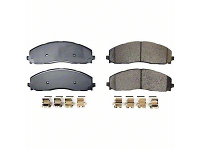 PowerStop Z17 Evolution Plus Clean Ride Ceramic Brake Pads; Front Pair (23-25 F-250 Super Duty)