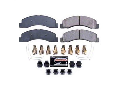 PowerStop Z23 Evolution Sport Carbon-Fiber Ceramic Brake Pads; Front Pair (99-04 F-250 Super Duty)