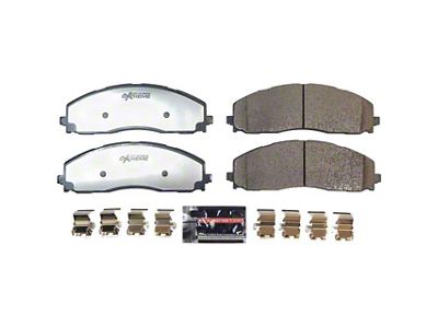 PowerStop Z36 Extreme Truck and Tow Carbon-Fiber Ceramic Brake Pads; Front Pair (23-25 F-250 Super Duty)