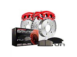 PowerStop Z23 Evolution 8-Lug Brake Rotor, Pad and Caliper Kit; Rear (13-22 F-350 Super Duty SRW)