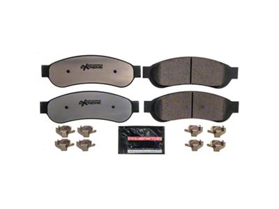 PowerStop Z36 Extreme Truck and Tow Carbon-Fiber Ceramic Brake Pads; Rear Pair (05-06 F-350 Super Duty DRW; 07-Early 10 F-350 Super Duty)