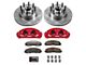 PowerStop Z36 Extreme Truck and Tow 8-Lug Brake Rotor, Pad and Caliper Kit; Front (13-16 2WD F-350 Super Duty SRW)