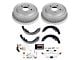 PowerStop OE Replacement Brake Drum and Pad Kit; Rear (94-99 RAM 1500)