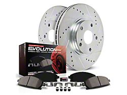 PowerStop Z23 Evolution Sport 5-Lug Brake Rotor and Pad Kit; Front (94-99 4WD RAM 1500)