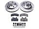 PowerStop Z23 Evolution Sport 5-Lug Brake Rotor and Pad Kit; Front (94-99 2WD RAM 1500)