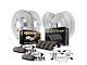 PowerStop Z36 Extreme Truck and Tow 5-Lug Brake Rotor, Drum and Pad Kit; Front and Rear (94-99 2WD RAM 1500)