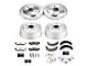 PowerStop Z36 Extreme Truck and Tow 5-Lug Brake Rotor, Drum and Pad Kit; Front and Rear (00-01 2WD RAM 1500)