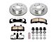 PowerStop Z36 Extreme Truck and Tow 5-Lug Brake Rotor and Pad Kit; Front (94-99 4WD RAM 1500)