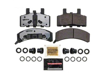 PowerStop Z36 Extreme Truck and Tow Carbon-Fiber Ceramic Brake Pads; Front Pair (94-99 RAM 1500)