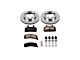 PowerStop OE Replacement 8-Lug Brake Rotor and Pad Kit; Front (97-99 4WD RAM 2500 w/ 7,500 lb. GVW)