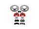 PowerStop Z23 Evolution 8-Lug Brake Rotor, Pad and Caliper Kit; Front (97-99 4WD RAM 2500 w/ 7,500 lb. GVW)