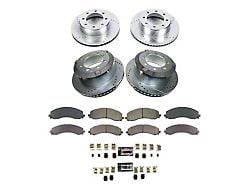 PowerStop Z23 Evolution 8-Lug Brake Rotor and Pad Kit; Front and Rear (19-24 RAM 3500 DRW)