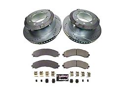 PowerStop Z23 Evolution 8-Lug Brake Rotor and Pad Kit; Rear (19-24 RAM 3500 DRW)