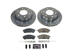 PowerStop Z23 Evolution Sport 6-Lug Brake Rotor and Pad Kit; Rear (19-23 Ranger)