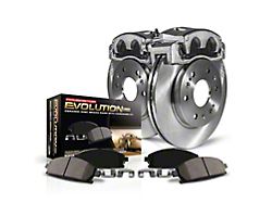 PowerStop OE Replacement 6-Lug Brake Rotor, Pad and Caliper Kit; Rear (99-02 Sierra 1500 w/ Single Piston Rear Calipers)