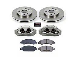 PowerStop OE Replacement 6-Lug Brake Rotor, Pad and Caliper Kit; Front (07-18 Sierra 1500)